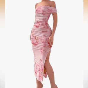 Floerns pink dress